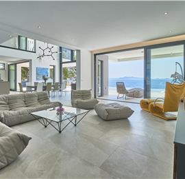 6 bedroom villa with infinity pool and sea views, Korcula Island, sleeps 12